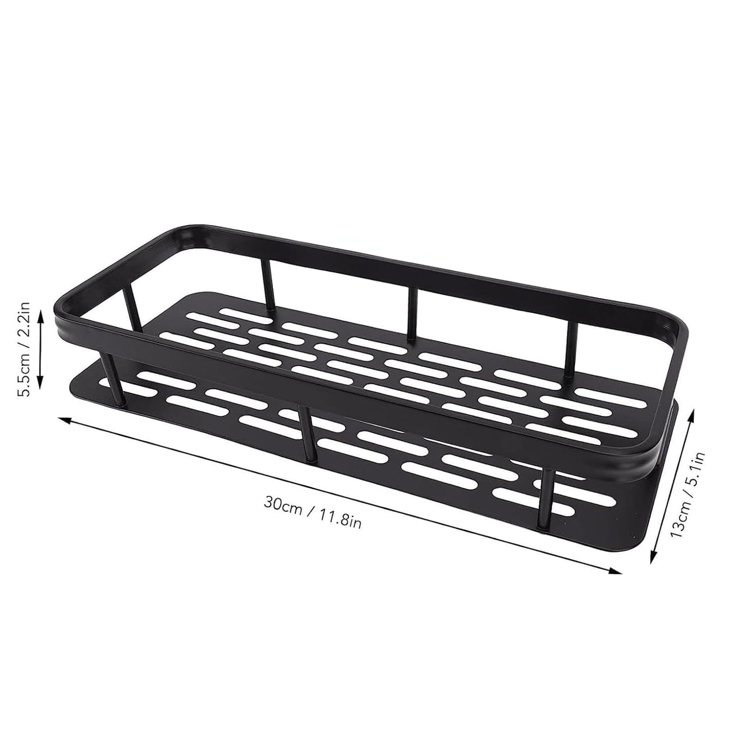 Multipurpose Wall Mounted Bathroom Shelves  (Pack of 2)
